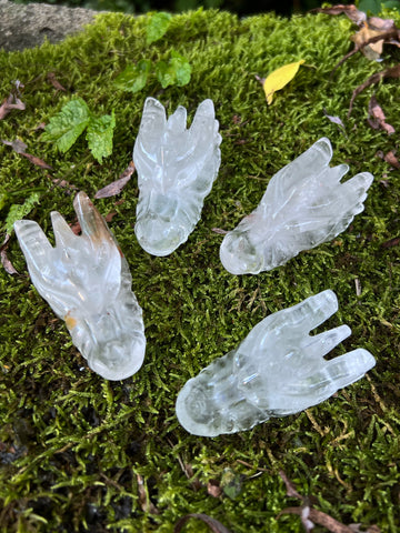 Included Quartz Dragon Skulls