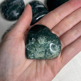 Moss Agate Hearts