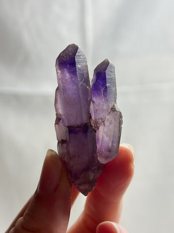 2.5” Double Terminated Brandberg Amethyst