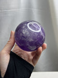 3.25” Amethyst Sphere with Glass Stand