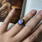 Rainbow Moonstone Ring Size 5