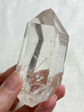 4” Water Clear Rutilated Quartz Crystal