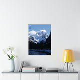 Matte Vertical Posters - Snowy Glacier