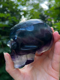 Rainbow Fluorite Skull