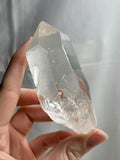 4” Water Clear Rutilated Quartz Crystal