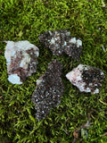 Dravite Tourmaline with Magnesite Clusters