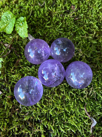 Small Amethyst Spheres