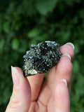 Epidote on Quartz Specimen