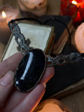 Iolite Sunstone Amulet