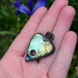 Labradorite Planchette Pendant