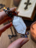 Moonstone and Tanzanite Amulet