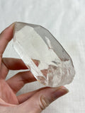 4” Water Clear Rutilated Quartz Crystal