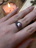 Size 9 Lepidolite Ring