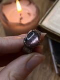 Size 9 Lepidolite Ring