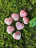 Rhodochrosite Hearts