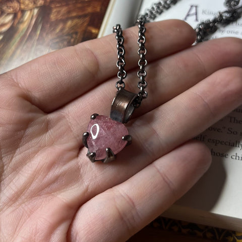 Strawberry Quartz Pendant