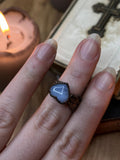 Size 5 Blue Lace Agate Ring