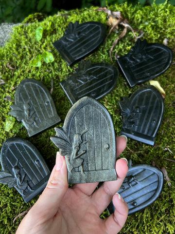 Silver Sheen Obsidian “Fairy Portals”
