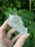 Included Quartz Dragon Skulls