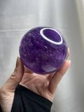 3.25” Amethyst Sphere with Glass Stand