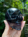 Rainbow Fluorite Skull