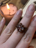 Size 9 Star Rose Quartz Ring