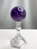 3.25” Amethyst Sphere with Glass Stand