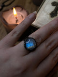 Size 8 Moonstone Ring