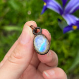 Rainbow Moonstone Pendant
