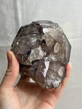 6.5” Double Terminated Smoky Amethyst