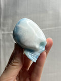 3” Larimar Alien Skull