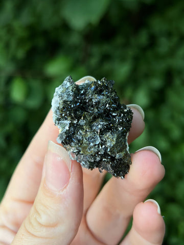 Epidote on Quartz Specimen