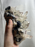 6.5” Hematite Quartz Cluster