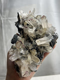 6.5” Hematite Quartz Cluster