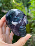 Rainbow Fluorite Skull