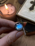 Size 8 Moonstone Ring