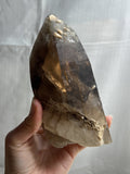 5.5” California Smoky Quartz with Feldspar