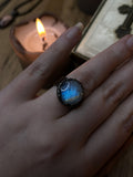 Size 8 Moonstone Ring