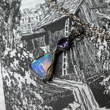 Ethiopian Opal & Amethyst Necklace