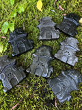 Silver Sheen Obsidian “Toad Abodes”