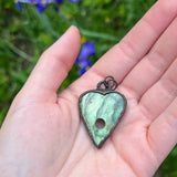 Labradorite Planchette Pendant