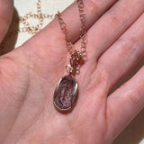 Included Amethyst Necklace