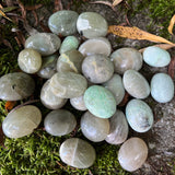 Green Moonstone (Garnierite in Moonstone) Pebbles