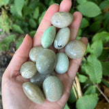 Green Moonstone (Garnierite in Moonstone) Pebbles