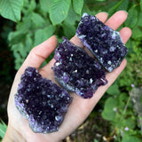 "Grape Jelly" Amethyst Clusters