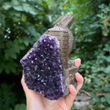 Amethyst Dragon with Castle