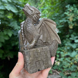 Amethyst Dragon with Castle