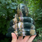 Jasper Snake Carving