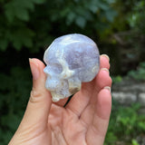 Blue Chalcedony Skull