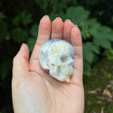 Blue Chalcedony Skull